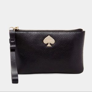 Kate Spade Leroy Street Bee Wristlet, Black